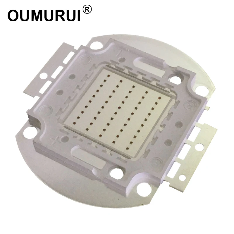 

5pcs LED red 660nm cob Light 20w 30w 50w 100w Integrated High power LED plant grow bulb 32*32mil EPILEDS Chip Free shipping