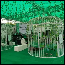 Super large wrought iron peacock bird cage custom wedding decoration props bird cage display outdoor large cage Super large wrought iron peacock bird cage custom wedding decoration props bird cage display outdoor large cage