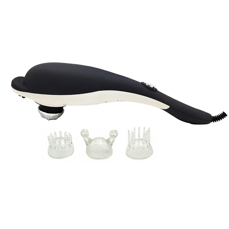 

Electric Dolphin Massager Back Massage Hammer Vibration Infrared Stick Roller Cervical Body Waist Shoulder Shiatsu Massager