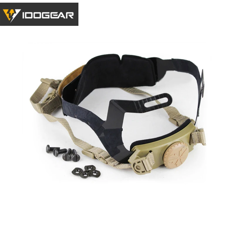 

IDOGEAR Tactical FAST Helmet Hanging System Suspension OPS-CORE ACH Occ-Dial Liner Kit Helmet Accessories 3809