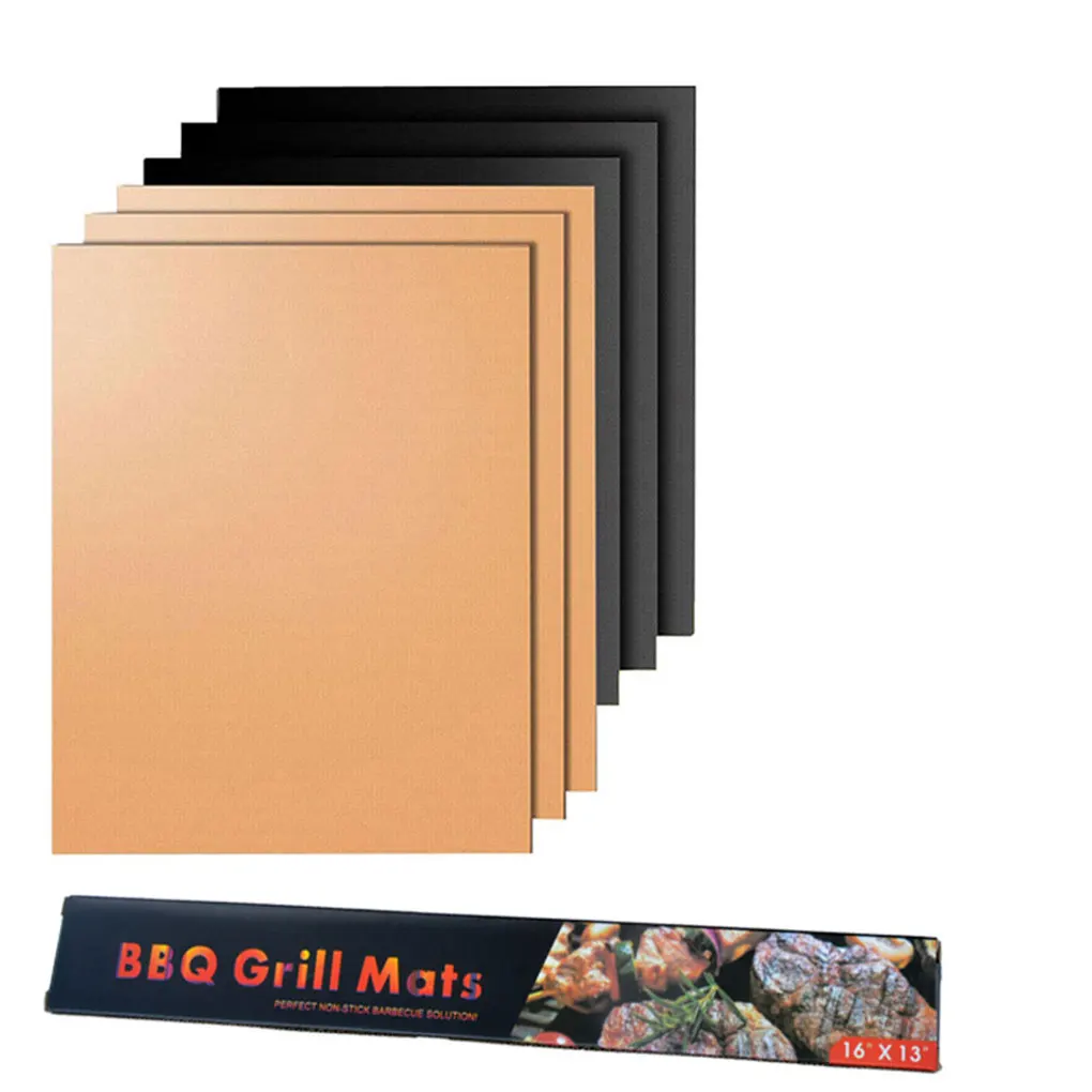 Heat Resistant Grill Mat Glass Fiber BBQ Paper Barbecue Roast Sheet