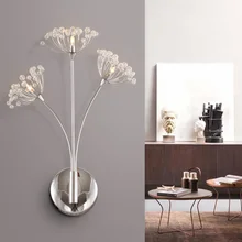 

Dandelion Crystal led modern minimalist wall lamp living room bedside lamp bedroom stairs European warm wedding