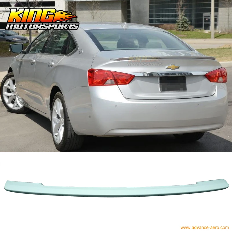 

For 2014 Chevy Impala Flush Mount Primer Unpainted Trunk Spoiler Wing Lip