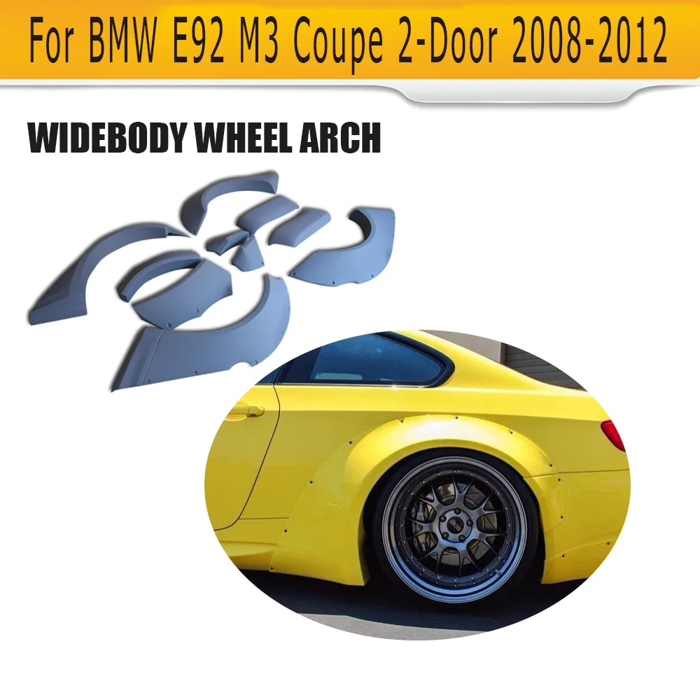 For BMW E92 M3 Coupe 2 Door 2008 2012 Car Wheel Fender Flares Cover