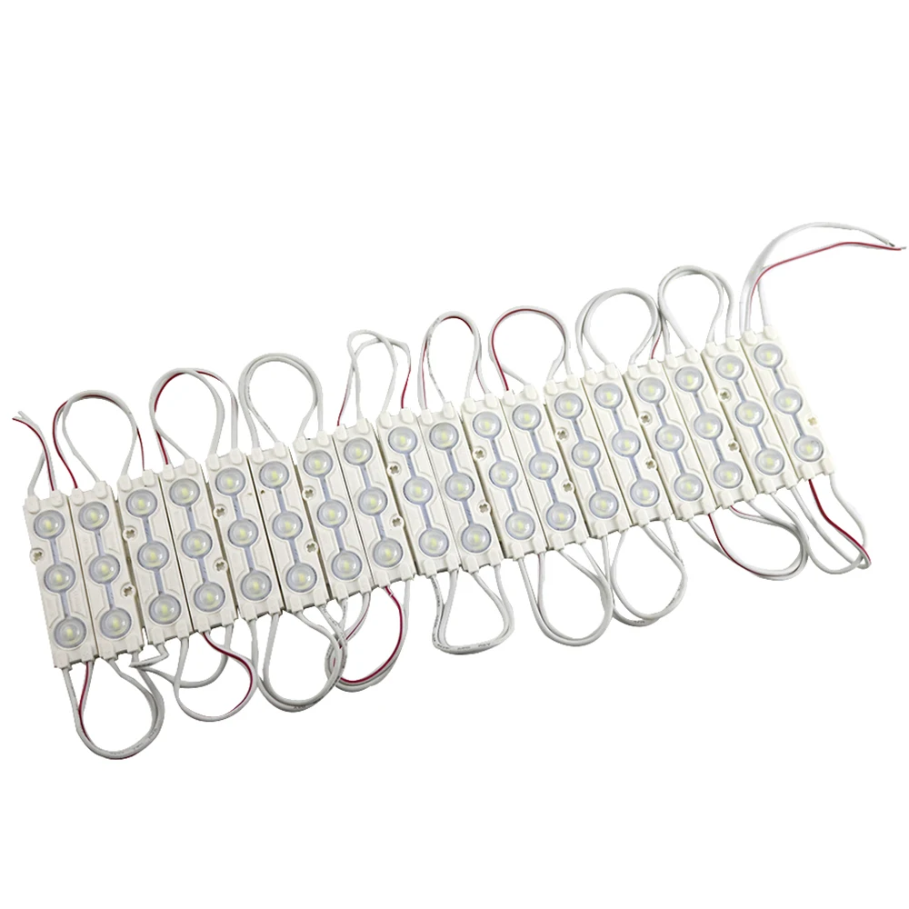 20 шт./лот светодиодные модули DC12V SMD 5730 3 светодиода IP65 водонепроницаемая лампа