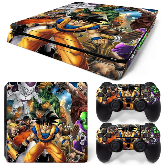 

For PS4 slim Console and Controllers stickers For ps4 slim skin sticker for ps4 slim vinyl sticker--5382