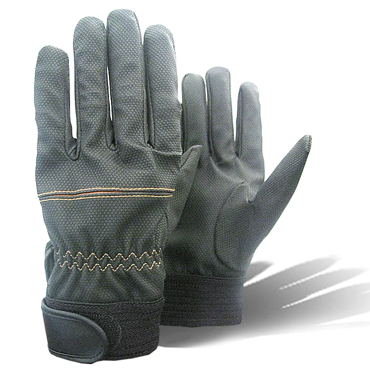 

Free Shipping Fashion PU Leather Driving Thin Cotton Gloves