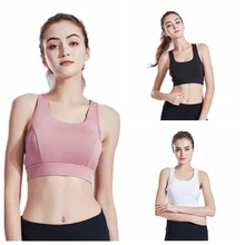 Женский спортивный бюстгальтер для бега фитнес Красота Нижнее белье жилет бюстгальтер Топ для фитнеса йога крест пояс Спортивное нижнее белье