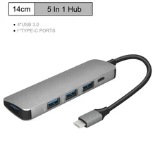 HUB Adapter USB-C To HDMI 4K Hub USB 3.0 SD/TF Card Reader Adapter PD/Micro Usb Charging Port Adapter for MacBook Pro Samsung HUB Adapter USB-C To HDMI 4K Hub USB 3.0 SD/TF Card Reader Adapter PD/Micro Usb Charging Port Adapter for MacBook Pro Samsung