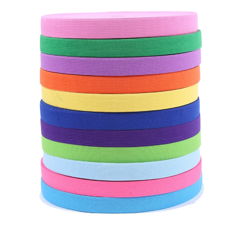 Colorful Elastic Bands 25mm 1 Meter Polyester Ribbon 2.5cm Webbing ...