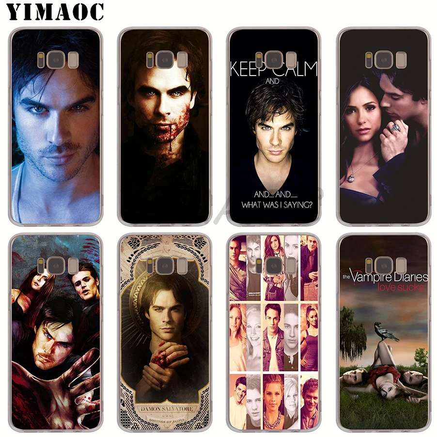 YIMAOC The Vampire Diaries Soft Silicone Case for Galaxy A5 2017 A8 2018 J3 J5 2016