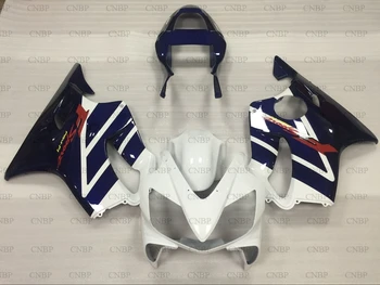 

CBR 600 01 Full Body Kits CBR F4i 2001 - 2003 Dark Blue White Fairings for Honda Cbr600 03 Bodywork