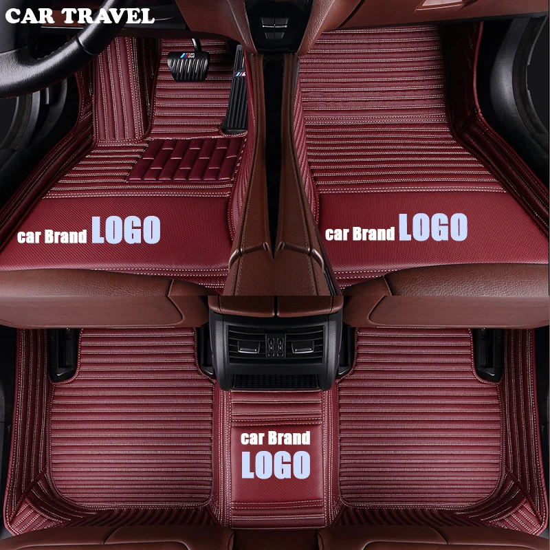 CAR TRAVEL custom car floor mats for HONDA LOGO HONDA Accord FIT Crosstour CR-V UR-V XR-V CRZ INSPIRE Civic Odyssey JADE auto