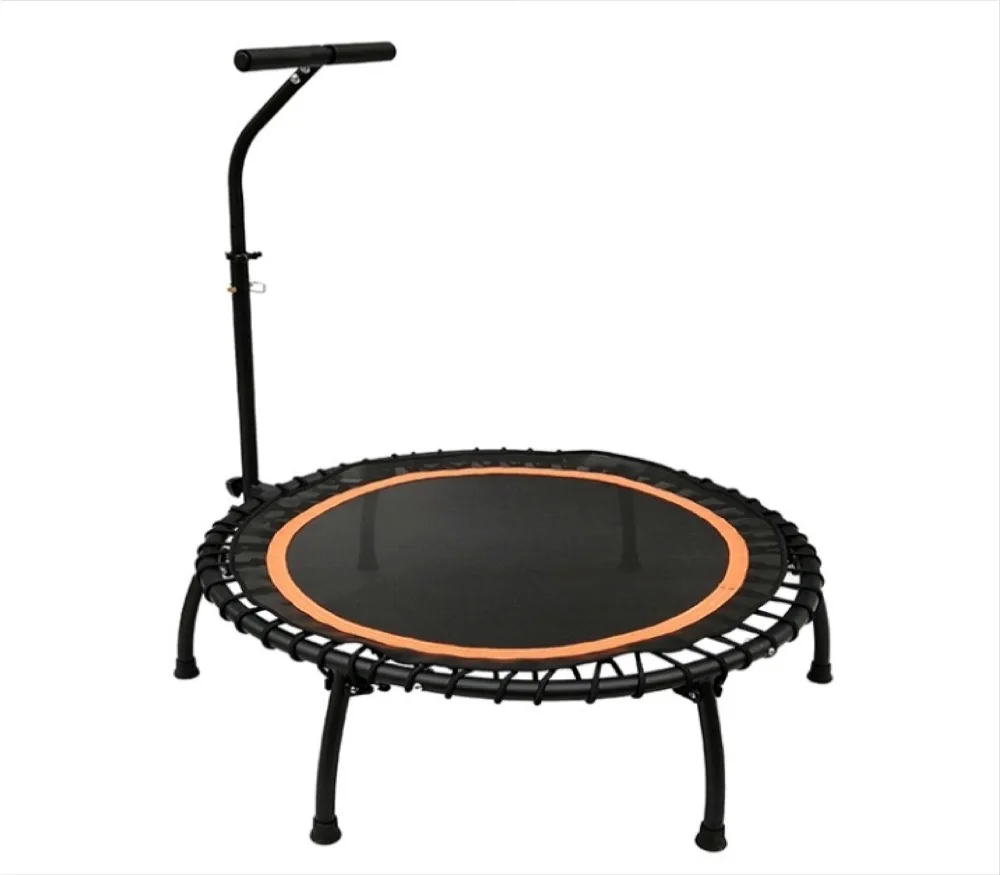 

40 inch mini trampoline for kids with safety handle bar