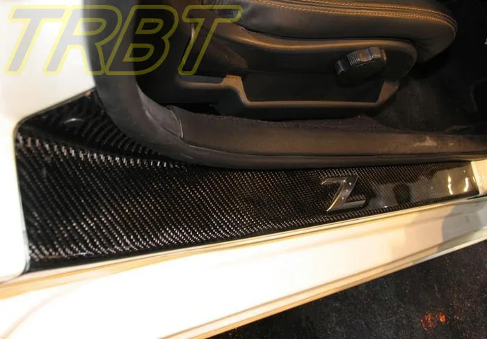 350z Running Boards Z33 Carbon Fiber Door Sill Plate Caps