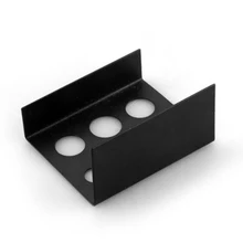 10 шт./лот черный 7 отверстий Нержавеющая сталь татуировки чернильнице Кепки держатель стенд питания новинка татуировки Интимные аксессуары Accessoire де татуировки