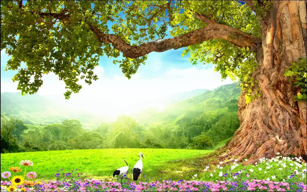 20+ Inspirasi Lukisan Rumput Dan Pohon - Pantherrka