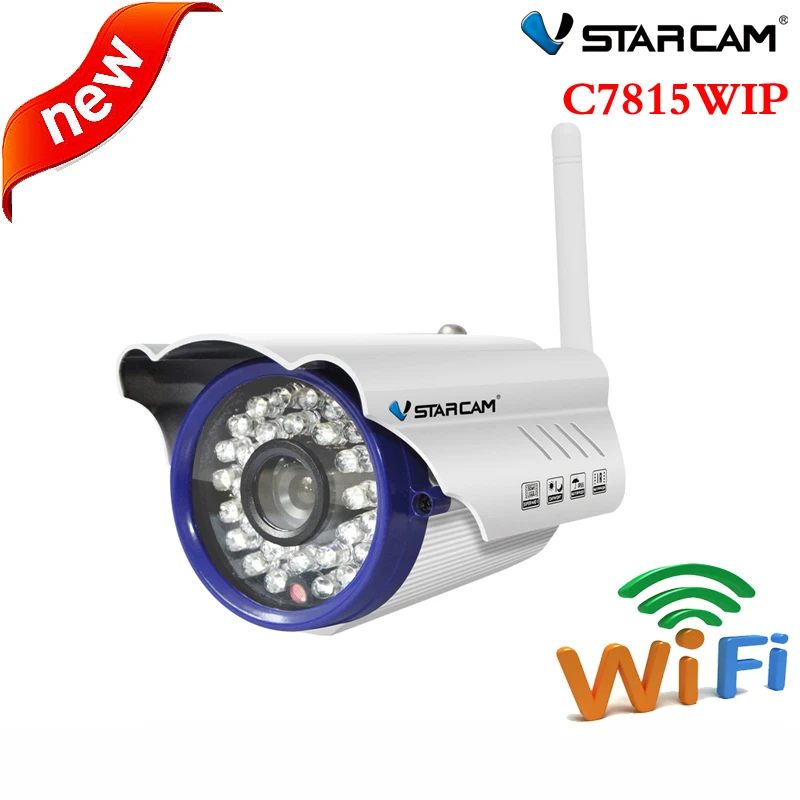  Vstarcam 720P C7815WIP Onvif wifi IP Camera Outdoor Waterproof IP66 Network 1.0MP HD CCTV wireless Camera Support 64G SD Card 