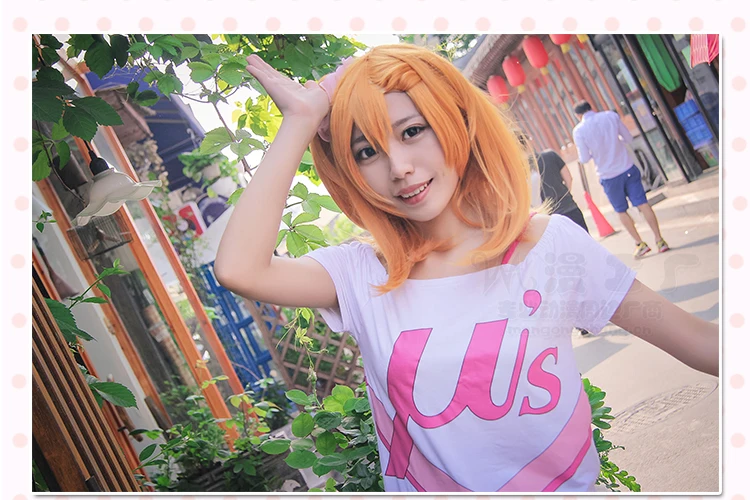 Lovelive! 2 Тодзе Нозоми костюм короткий рукав Футболка Топ u's Love live 2 Тодзе Нозоми женские летние хлопковые футболки для отдыха