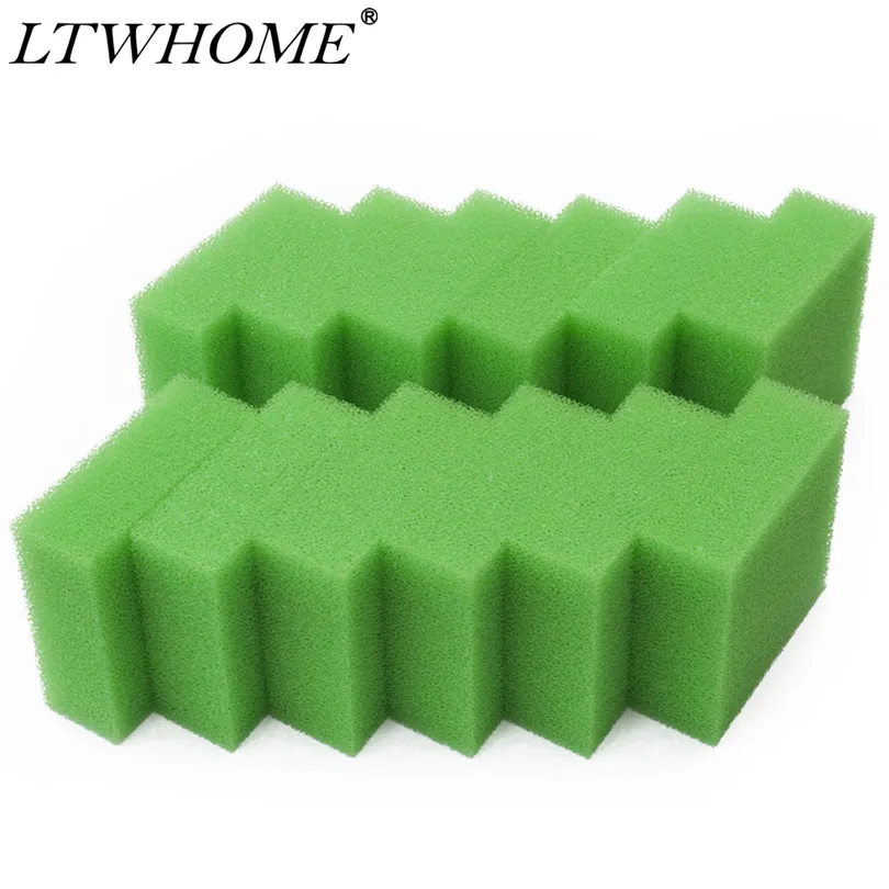 LTWHOME Compatible Medium Foam Filter Pads Fish Tank Fits for Juwel Standard BioFlow 6.0 pre filter sponge activated carbon filter pads