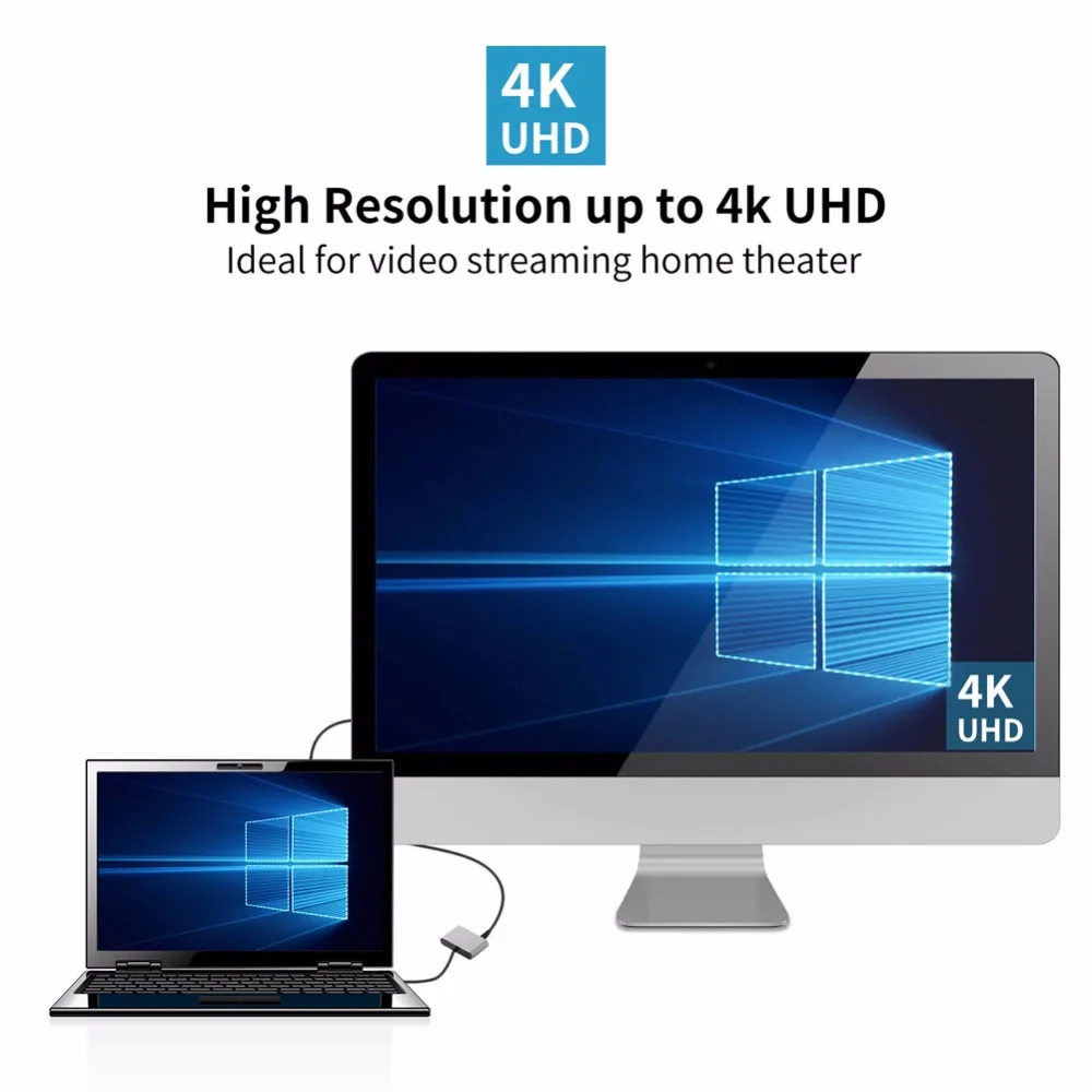 Тип C 3,1 на дисплей Порт DP HDMI 4K сплиттер USB-C type-C 3,0 AUX удлинитель Дисплей порт конвертер Thunderbolt 3 концентратор док-станция