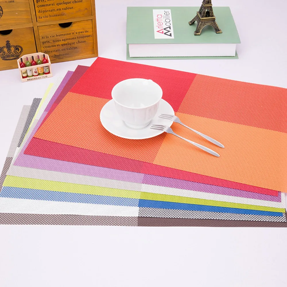 Non slip Heat Desktop Decoration Modern Waterproof Western Food Mat
