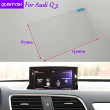 Автомобильный Стайлинг 7 дюймов gps навигации Экран Стекло Защитная пленка-стикер для Audi Q3 авто аксессуары Управление из ЖК-дисплей Экран