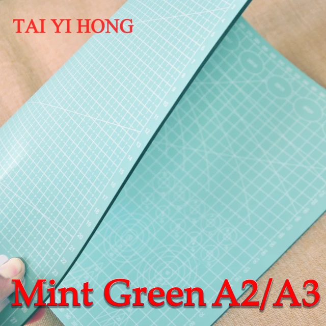 A3 Mint Green Pvc cutting mat self healing cutting mat Patchwork tools  craft cutting board cutting mats for quilting - AliExpress