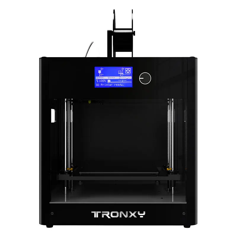 Tronxy C5 интегрированная цельная структура 3d принтер Bulid plate 220*220 мм 3d печать ABS PLA нити - Цвет: Black C5