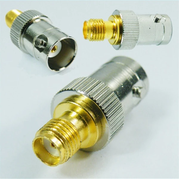 

5pcs SMA-F to BNC-F RF Antenna Adapter Kenwood Cable Yaesu