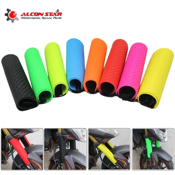 

Alconstar-Rubber Front Shock Absorber Fork Suspension Protector Guard Wrap Cover For Kawasaki KTM CRF YZF KLX Dirt Bike ATV Quad