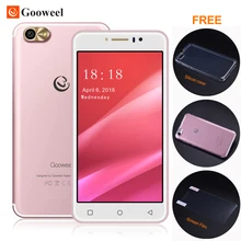 Оригинал Gooweel M7 3 Г Мобильный телефон 5.5 дюймов IPS экран MTK6580 quad core смартфон GPS 1 ГБ RAM 8 ГБ ROM WCDMA Сотовый телефон 8.0MP