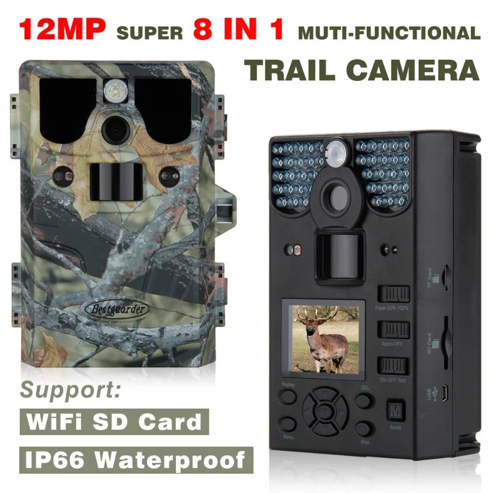 12MP HD 1080P Waterproof IP66 Game Hunting Scouting font b Camera b font font b Trail