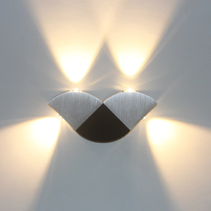 

4W LED Wall Sconce Colorful Lighting Wall Lamp Wall-Mounted Indoor Decoration Light for Loft Bathroom Living Room Home Lighting