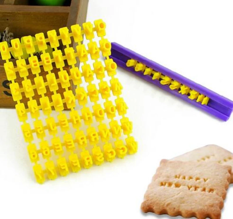 

3D Alphabet Number Letter Cookie Baking Mold DIY Biscuit Cutter Mould Cake Pastry Embossing Tool Decorating Fondant Cake