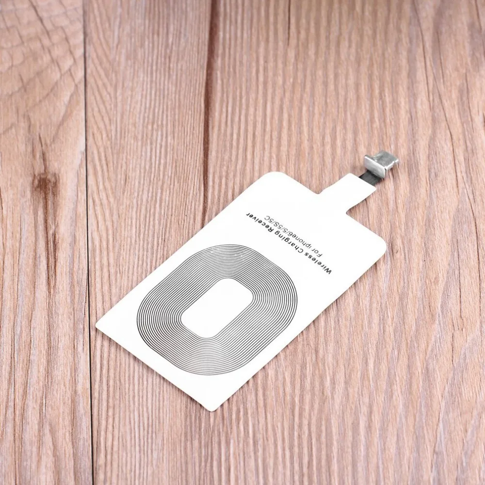 QI Беспроводное зарядное устройство приемник для iPhone 6 6s 5 5C samsung S6 Edge Xiaomi зарядное устройство приемник Универсальный портативный для ios micro usb