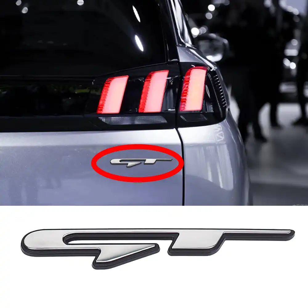 Gt Line Logo Insignia Car Sticker Universal Car Tuning For Peugeot 08 3008 4008 5008 307 308 301 508 Rear Trunk Side Fender Car Stickers Aliexpress