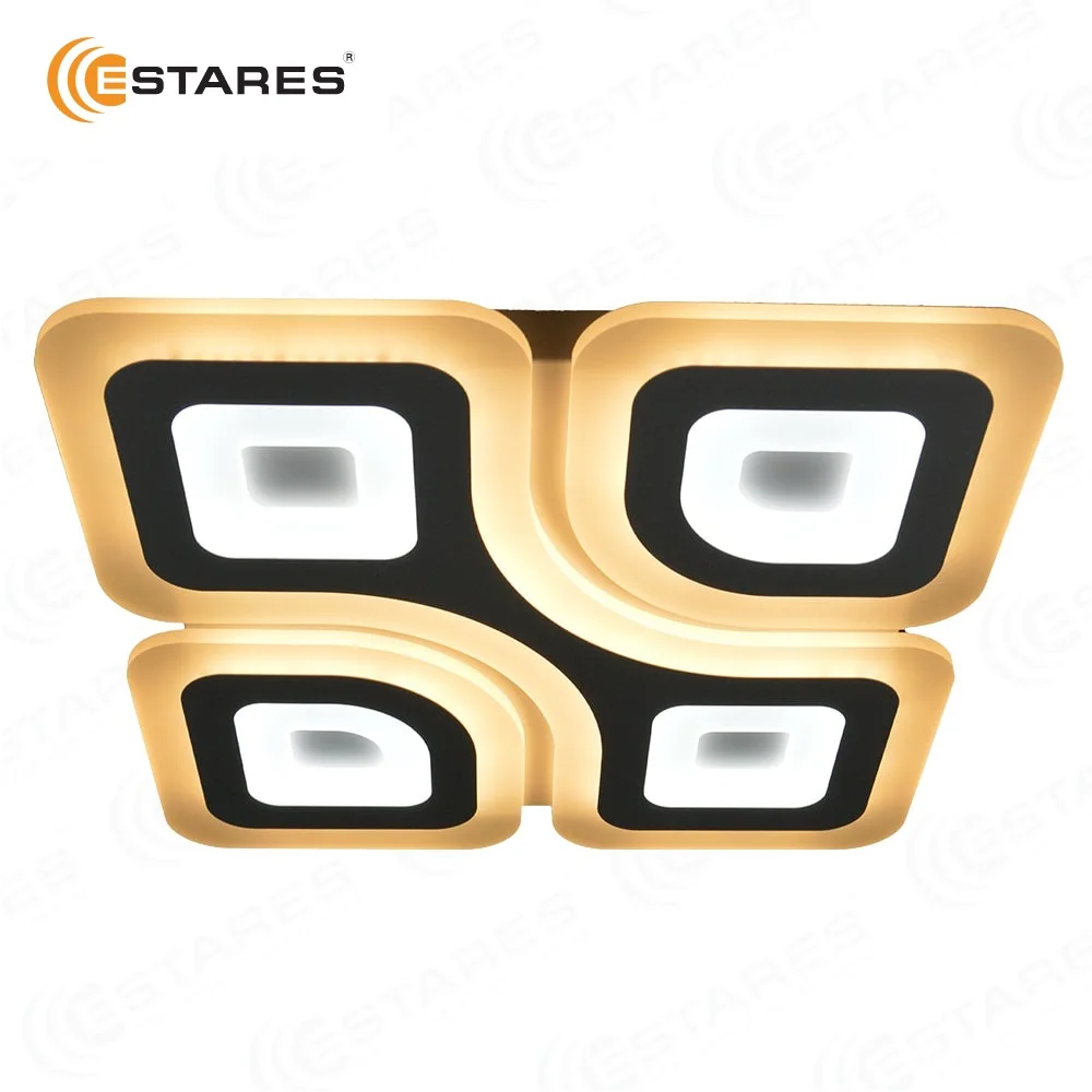 ESTARES Управляемый светодиодный светильник Geometria Quadrate 85w q 500 white 220 ip44|Потолочные