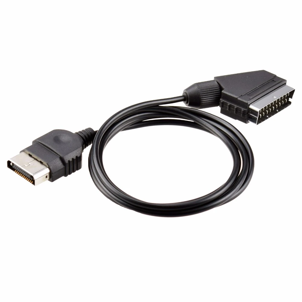 Novo para Xbox 360 Console de Áudio e Vídeo Cabo Scart RGBrgb scart