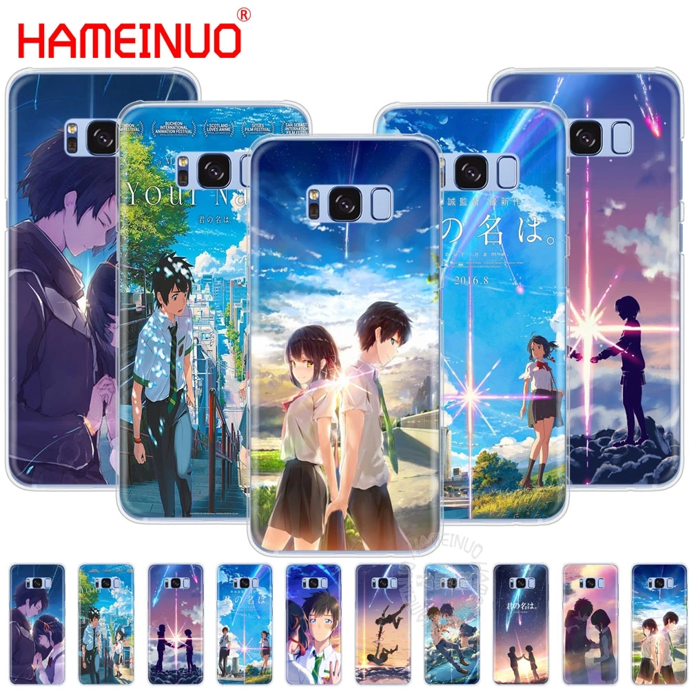 

HAMEINUO Your Name Anime Coque cell phone case cover for Samsung Galaxy S9 S7 edge PLUS S8 S6 S5 S4 S3 MINI