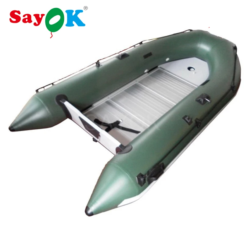 

High Quality 3-4 Person Inflatable Rubber Boat, Inflatable Fishing Boat, PVC Inflatable Rowing Boat Foldable Rescue Yacht