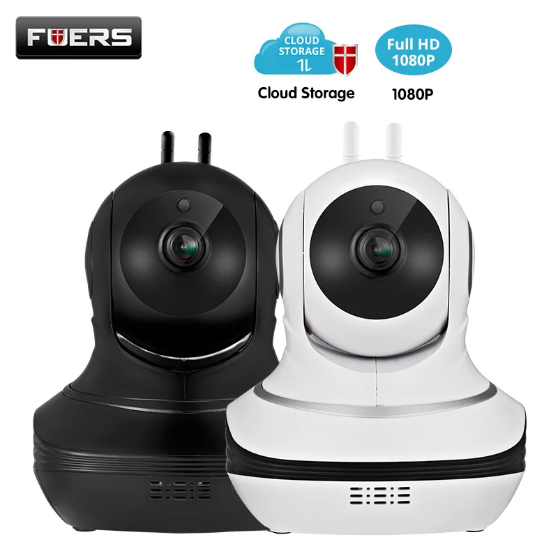 comprar Fuers 1080 p Wifi Câmera Ip Nuvem Nuvem Câmera de Segurança Casa Inteligente 1080 P HD de Vigilância da Proteção da Privacidade de Armazenamento Em Nuvem câmera