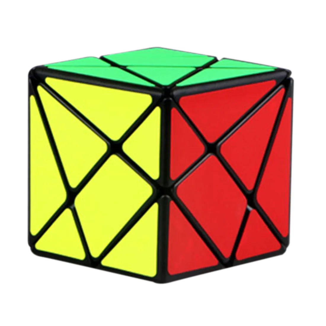 Qiyi Axis Skewcube волшебный куб для детей и взрослых, подарок на день рождения, черная наклейка, наклейка lesss