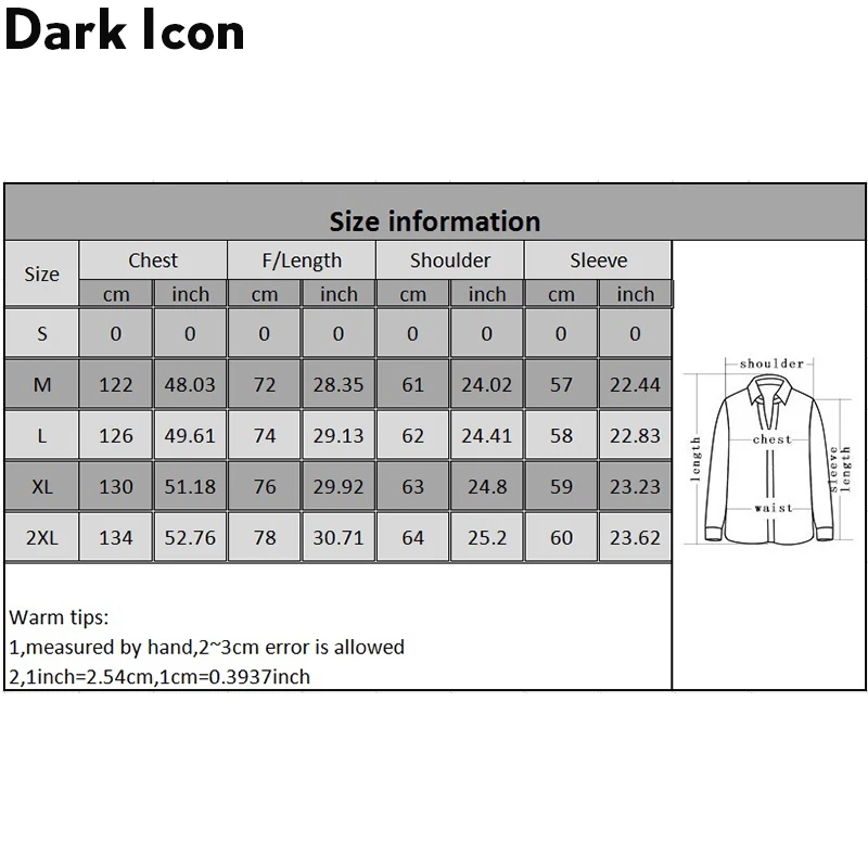 Мужская футболка в стиле хип хоп Dark Icon черная с длинным рукавом и воротником
