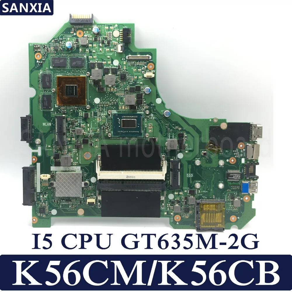 KEFU K56CM Laptop motherboard for ASUS K56CM K56CB K56C S550CM S550C Test original mainboard I5 CPU