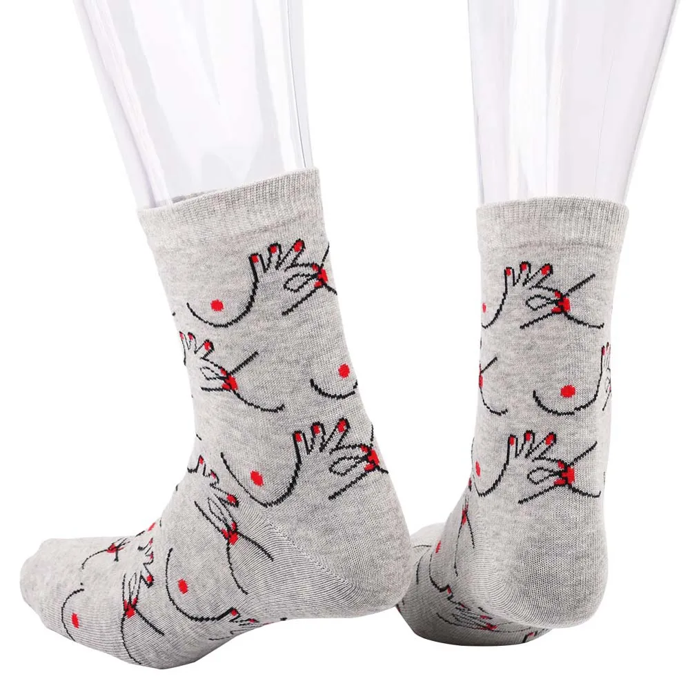 Harajuku Women Socks Red nails Print Keep Warm Cotton Skateboard Sock Comfortable Floor funny Socks Drop Shipping Harajuku Women Socks Red nails Print Keep Warm Cotton Skateboard Sock Comfortable Floor funny Socks Drop Shipping