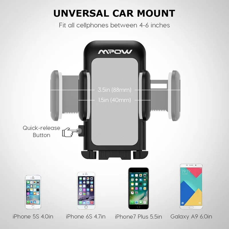 Universal Car Bracket Cell Phone GPS Holder for Car Windshield Long Arm Car Mobile Holder Mount 4-6inch Anti-skid Base           (4)