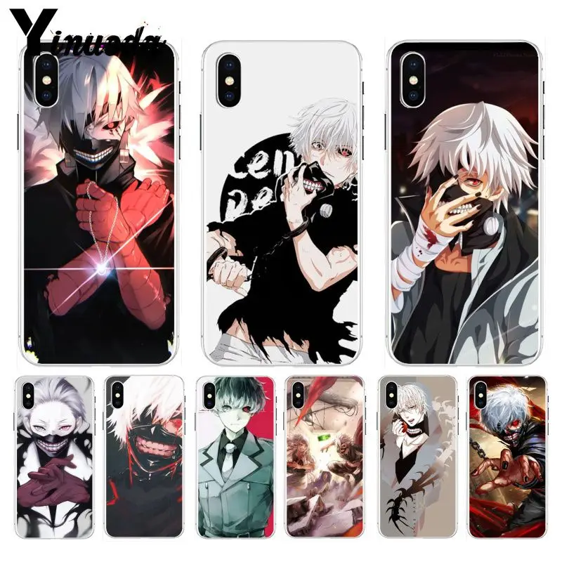 Yinuoda Tokyo Ghoul аниме Kaneki Кен Мягкий ТПУ силиконовый уникальный дизайн чехол для