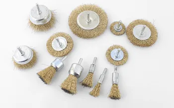 

Steel Wire Wheel Brushes Buffing Drill Rotary Tools Grinder Welding Polishing Cups Drill Bit for Metal Rust Removal Brush Flower