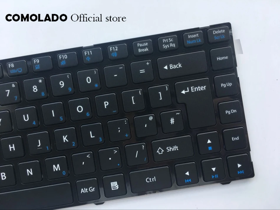 UK Keyboard for Pegatron B14Y B34FD Black With frame keyboard UK Layout (2)